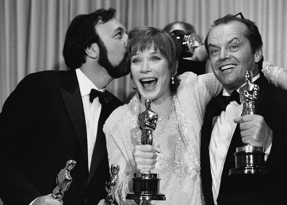 Shirley MacLaine,  James Brooks,  Jack Nicholson