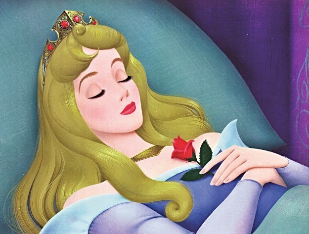 Aurora dorme nel film Disney 1959