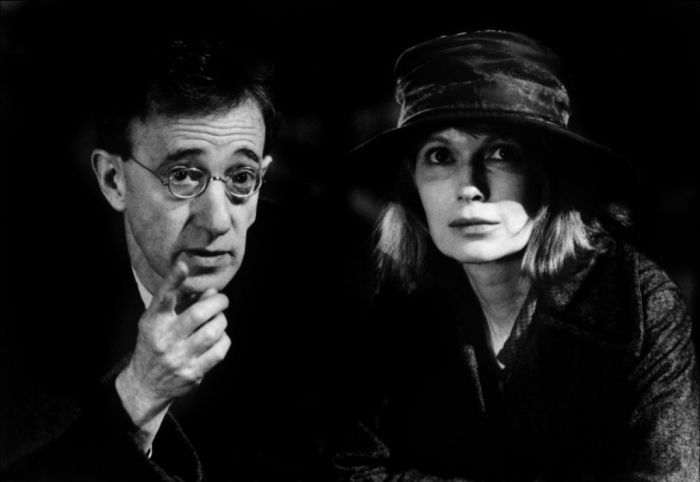 Woody Allen con Mia Farrow