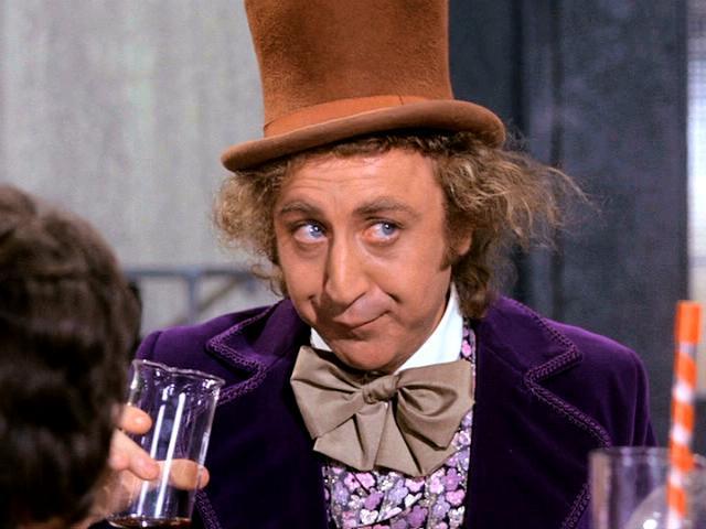 Gene Wilder in "Willy Wonka e la Fabbrica di Cioccolato"