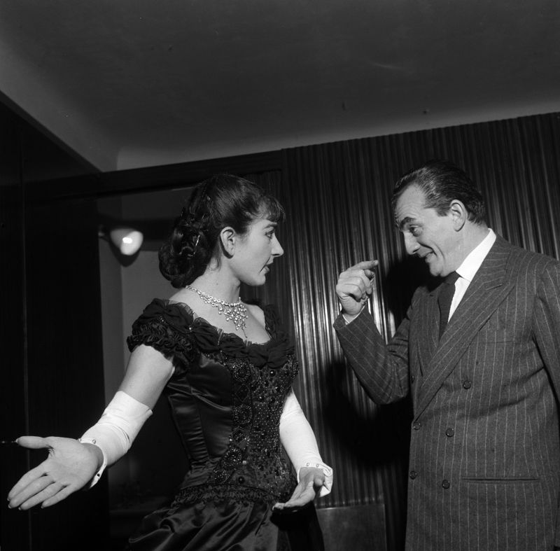 Maria Callas con Luchino Visconti