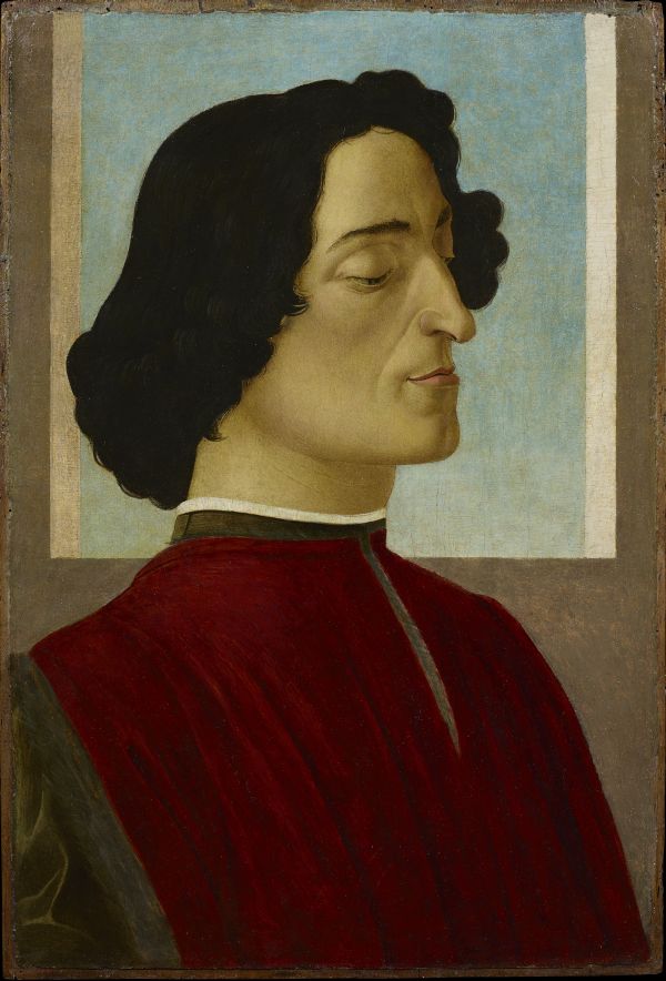 Sandro Botticelli "Ritratto di Giuliano De Medici"