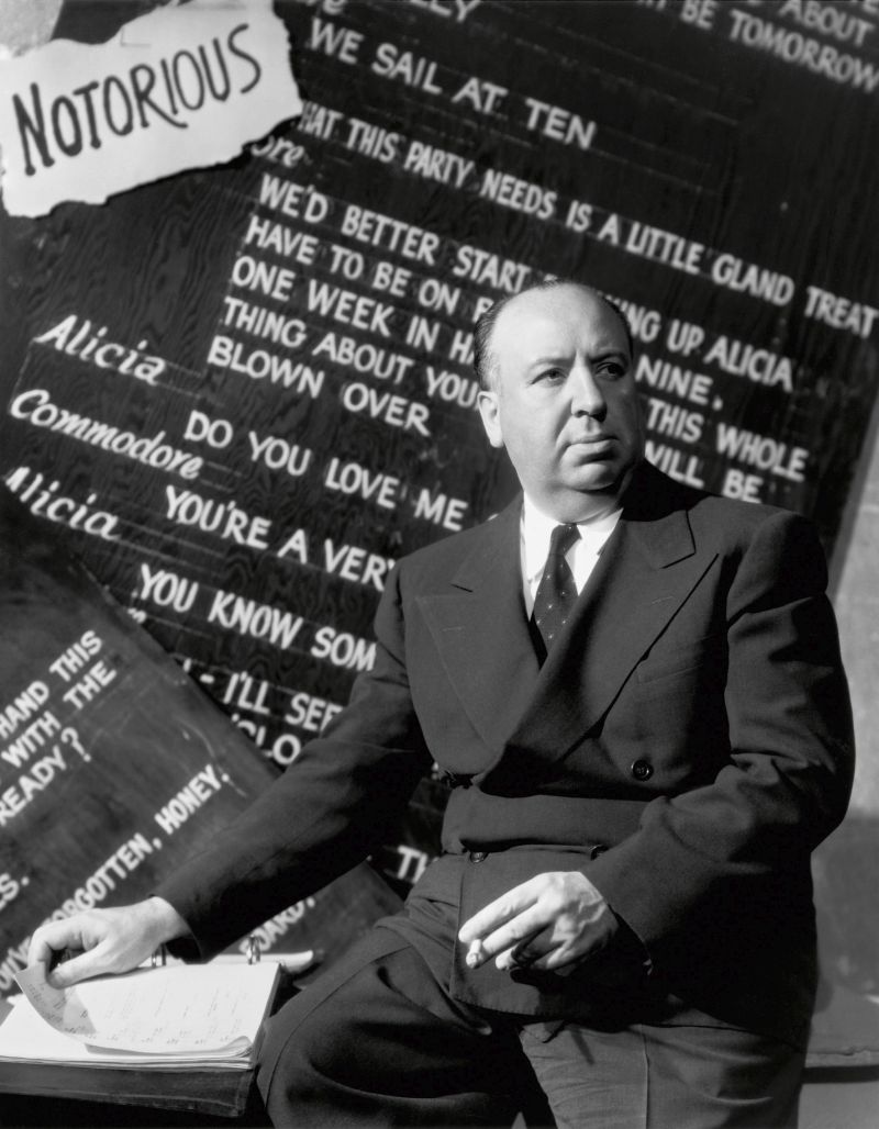 Director Alfred Hitchcock by Ernest Bachrach for Notorious, 1946. RKO © John Kobal Foundation