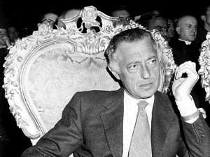 GIANNI AGNELLI  PRESIDENT OF THE FIAT PHOTO    1971 IN ROME
