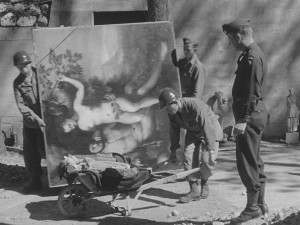 Liberazione di Berchtesgaden e recupero della collezione Goering ad opera della 101st Aiirbone Division. Courtesy of National Archives & Records Administration