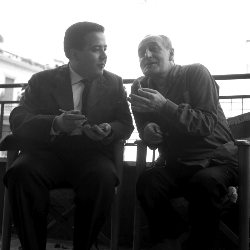 Maurizio Costanzo e Totò (Roma agosto 1959)