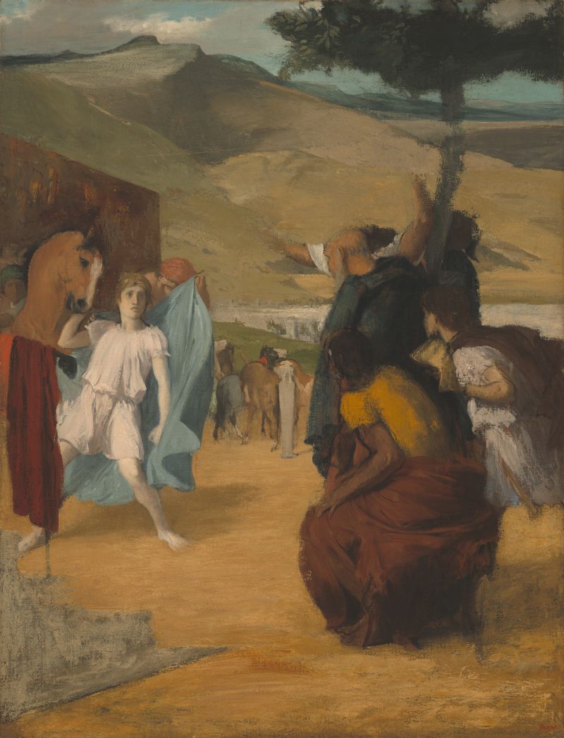 Edgar Degas (French, 1834 - 1917), Alexander and Bucephalus, 1861/1862, oil on canvas, Bequest of Lore Heinemann in memory of her husband, Dr. Rudolf J. Heinemann 1997.57.1