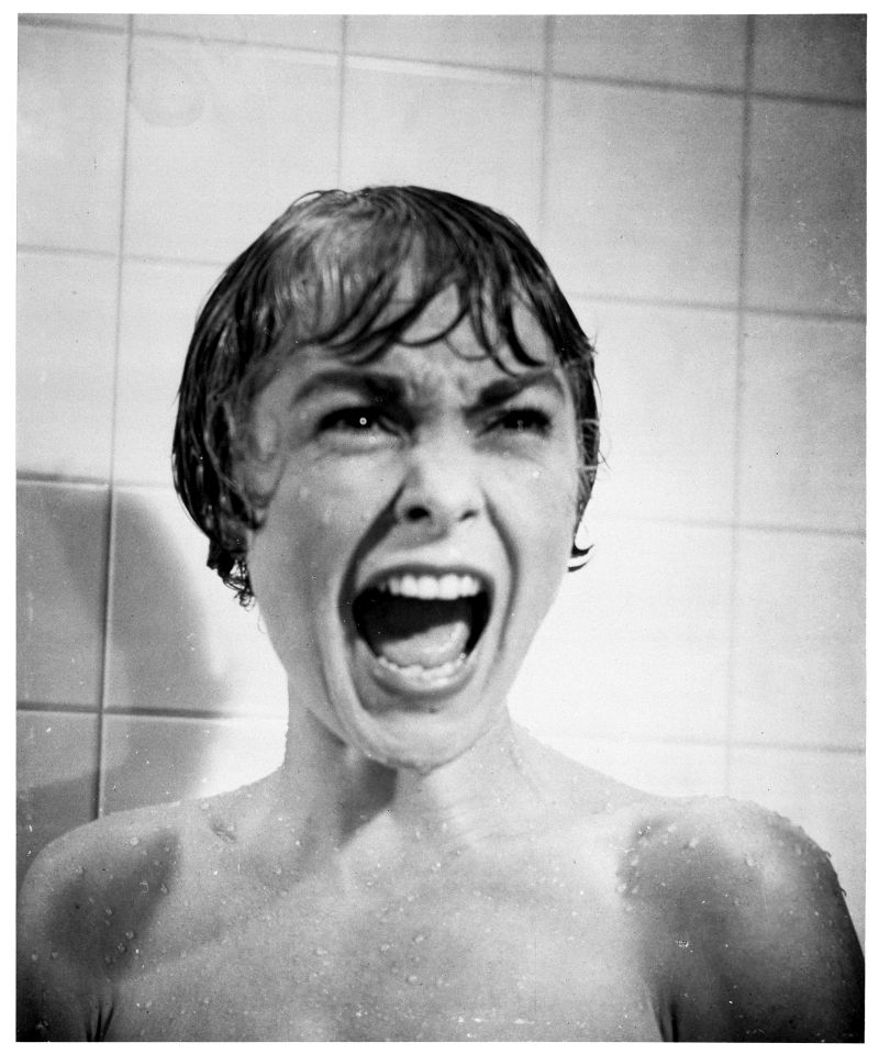 La famosa scena della doccia con Janet Leigh in Psyco (1960) Psyco © Universal Pictures