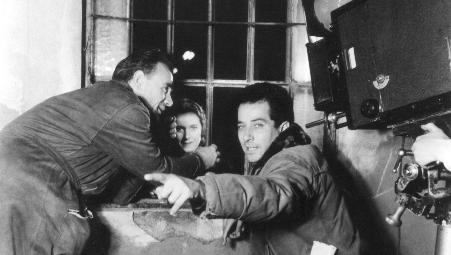 Gillo Pontecorvo sul set del film Giovanna, 1955
Fondo Pontecorvo
Collezione Museo Nazionale del Cinema