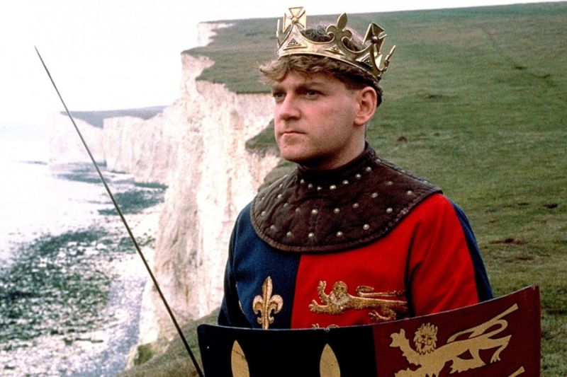 Kenneth Branagh nel suo primo film di successo "Enrico V"