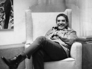 Gabriel Garcia Marquez, the Colombian writer and political activist, in Mexico City in 1976.