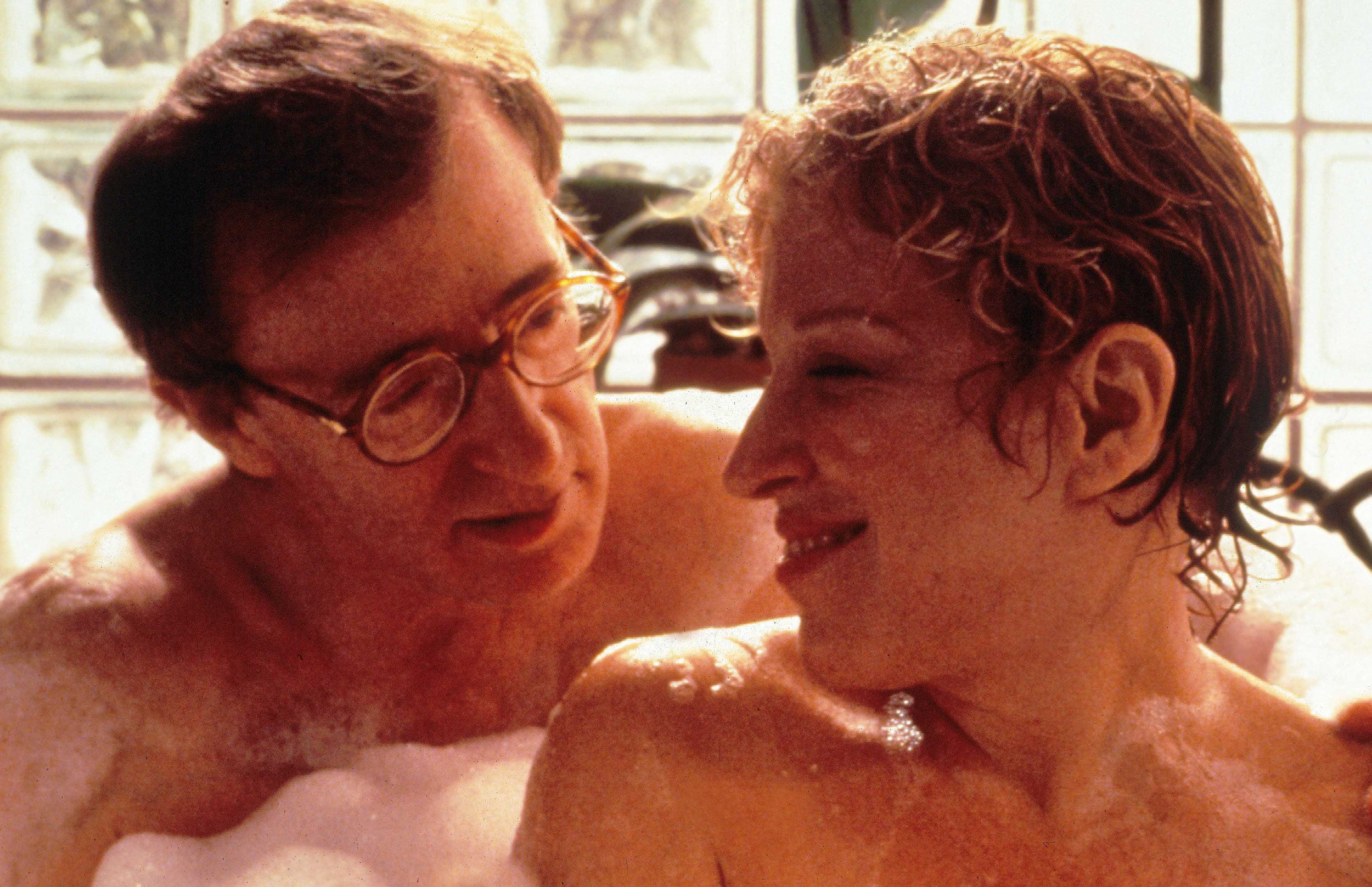 Con Bette Midler in "Storie di Amori e Infedeltà" (1991, Paul Mazursky)
