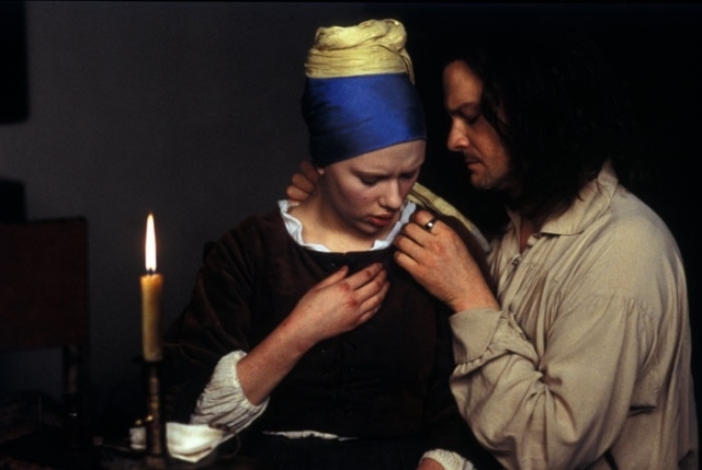 Scarlett Johansson e Colin Firth ne "La Ragazza con L'Orecchino di Perla" (2003)