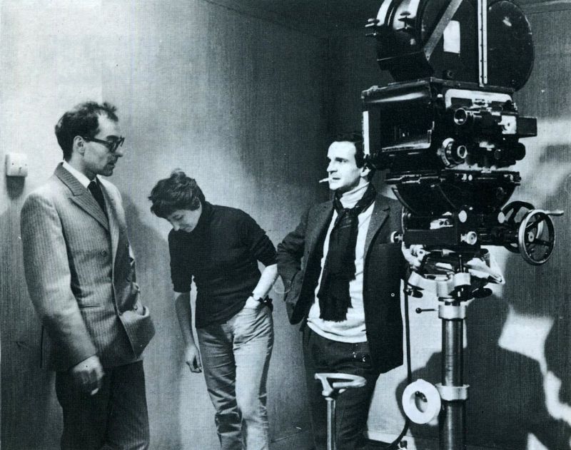 Truffaut sul set del film