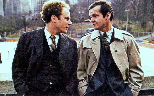 Art Garfunkel e Jack Nicholson in "Conoscenza Carnale" (1971)