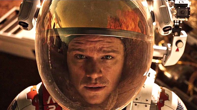 Il cameralook di Matt Damon in "The Martian - Sopravvissuto"