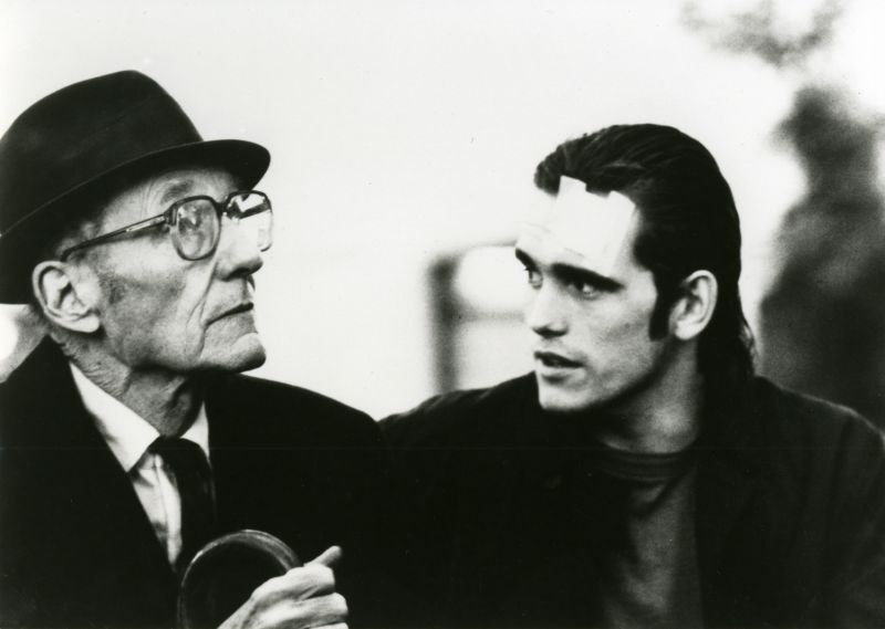 William S. Burroughs e Matt Dillon in Drugstore Cowboy di Gus Van Sant, 1987 © DR