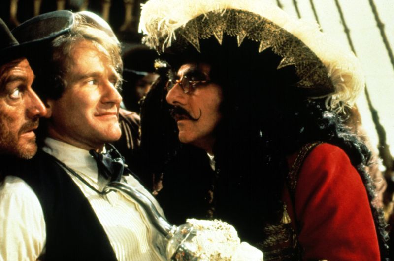 Peter (Robin Williams) e Capitan Uncino (Dustin Hoffman)