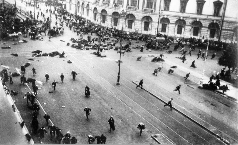 Bulla. Riot on Nevsky 1917. Photograph courtesy of The Bulla Museum, St. Petersburg
