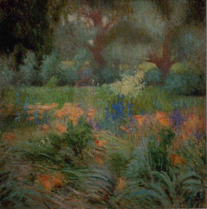 The Old Garden, c.1912, Edmund Greacen, Florence Griswold Museum