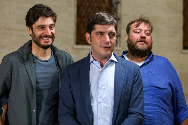 Lino Guanciale, Libero De Rienzo e Stefano Fresi