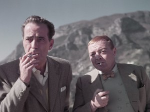 Humphrey Bogart e Peter Lorre sul set di Il Tesoro dell_Africa_Aprile 1953_Credits Robert Capa International Center of Photography Magnum Photos