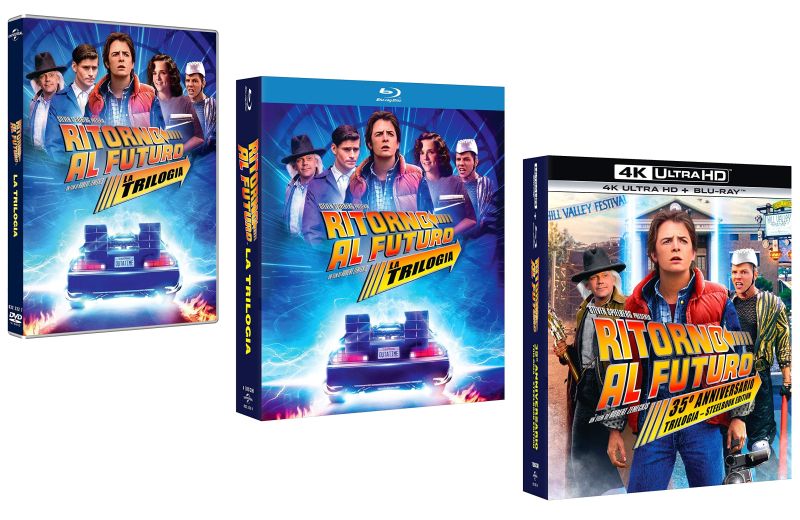 Ritorno al futuro. La trilogia (35th Anniversary Standard Edition) (Blu-ray  + Blu-ray Ultra HD 4K) - Blu-ray - Film di Robert Zemeckis Fantasy e  fantascienza